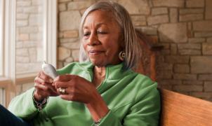 Woman with meter