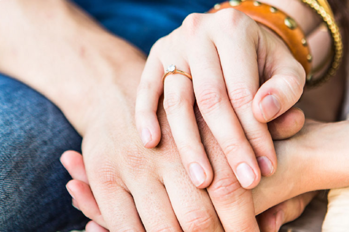 Holding hands