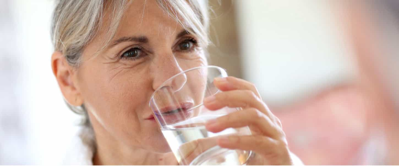 Woman Drinking Water