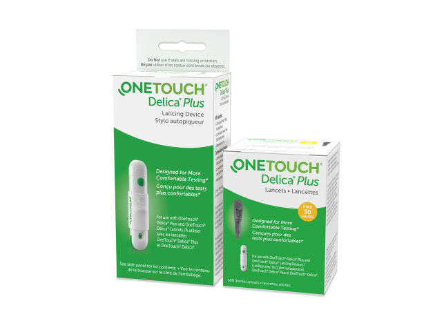 OneTouch® Delica® Plus lancing device